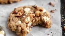 White Chocolate Maple Pecan Cookies