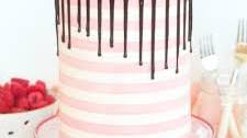 White Chocolate Raspberry Brownie Cake