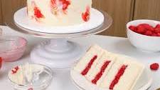 White Chocolate Raspberry Cake
