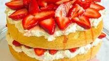 White Chocolate Strawberry Shortcake