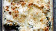 White Spinach Lasagna