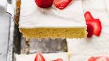 White Texas Sheet Cake