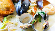 White Wine Seafood Stew with Fennel