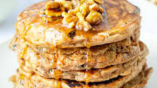Whole Wheat Carrot Cake Pancakes