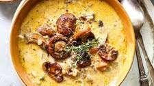 Wild Rice and Mushroom Soup
