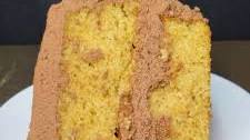 Yellow Cake Made With Fresh Milled Flour From Scratch