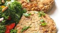 Za'atar Spiced Brown Rice Chickpea Burgers