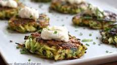 Zucchini Fritters with Lemon Ricotta (Gluten Free Option)