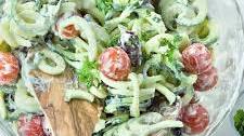 Zucchini Greek Zoodle Salad