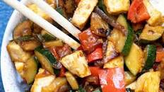 Zucchini Stir-Fry with Tofu