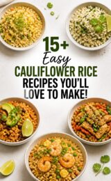 15+ Easy Cauliflower Rice Recipes You'll Love to Make! cauliflower-rice-ccccc-34984
