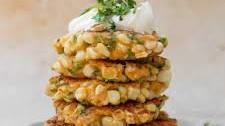 cheesy corn fritters