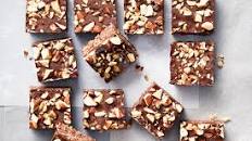 chocolate almond rice crispy squares