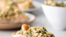 lemon herb-crusted salmon