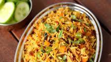 masala rice recipe | vegetable spiced rice | spiced rice with leftover rice