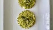 matcha coconut crinkled cookies