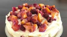 peach melba cheesecake