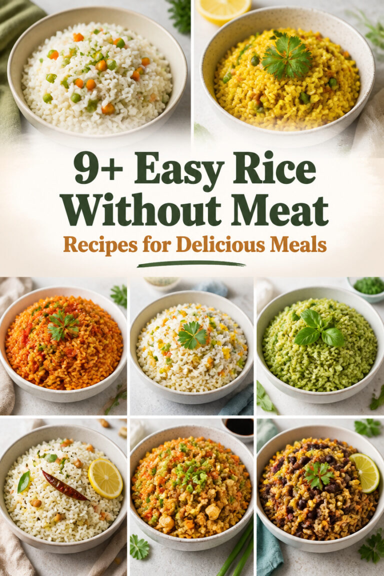 9+ Easy Rice Without Meat Recipes for Delicious Meals – foodeau.com