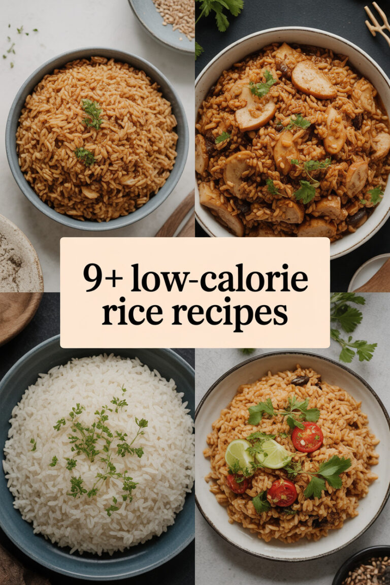 9+ Quick Low-Calorie Rice Recipes for Healthy Eating – foodeau.com