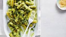 spinach & avocado green goddess pasta