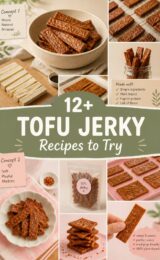 12+ Homemade Tofu Jerky Recipes You’ll Want to Try Today! tofu-jerky-ccccc-19722