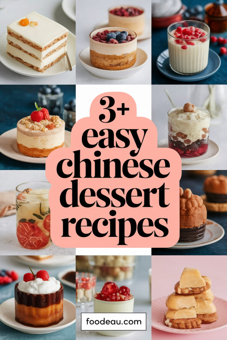 3  Easy Chinese Dessert Fiesta Recipes to Delight Your Taste Buds