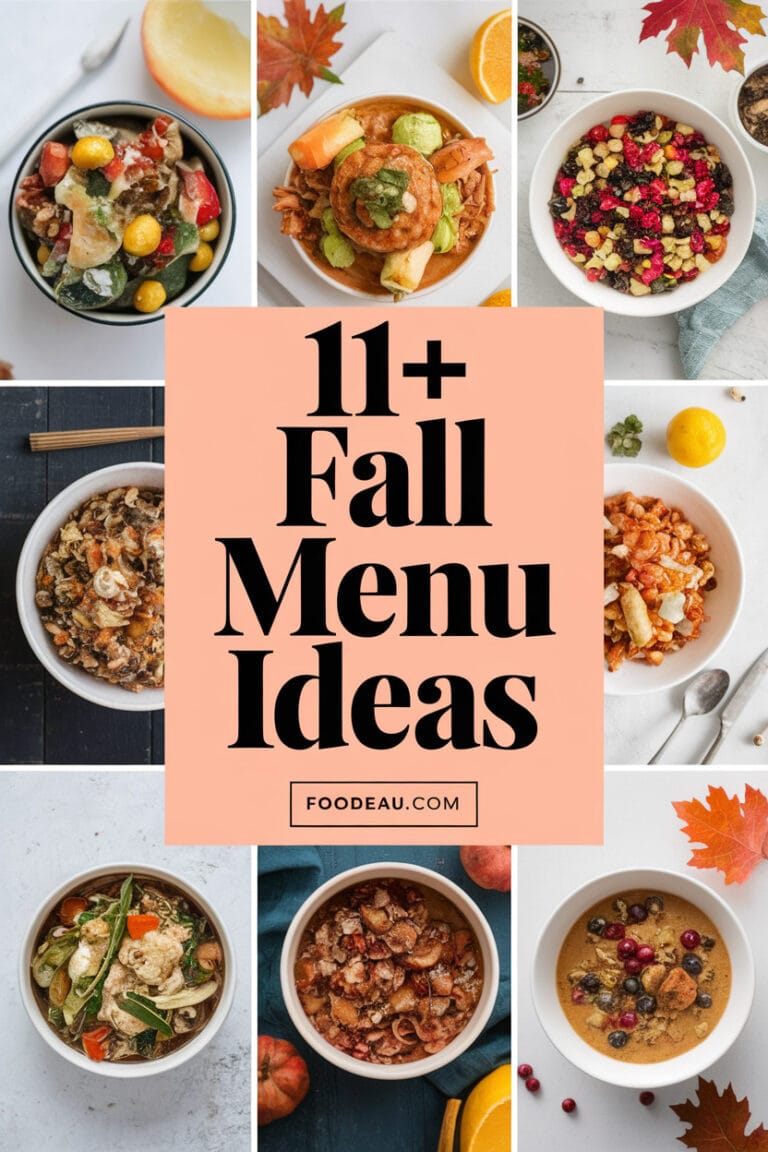 11+ Fall Menu Ideas for Restaurants – foodeau.com