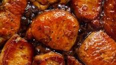 4-Ingredient Slow Cooker Maple Dijon Pork Chops