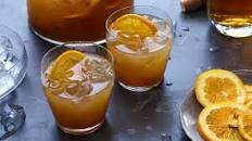 Apple Cider and Bourbon Punch