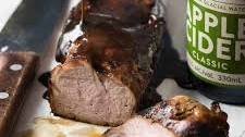 Apple Cider Glazed Pork Tenderloin