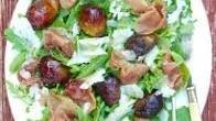 Arugula Salad with Fresh Figs and Prosciutto