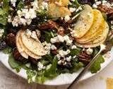 Autumn Arugula House Salad with Fig Vinaigrette