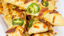 Bacon Jalapeno Cheesy Breadsticks