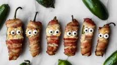 Bacon-Wrapped Jalapeño Popper Mummies