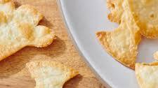 Baked Halloween Tortilla Chips