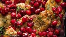 Balsamic Cranberry Chicken Skillet