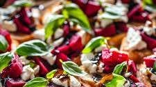 Beet and Goat Cheese Crostini