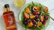 Beet, Arugula and Citrus Salad with Ginger Maple Vinaigrette