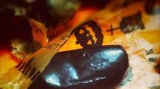 Black Halloween Caramel Candy
