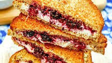 Blackberry Goat Cheese Grilled Cheese