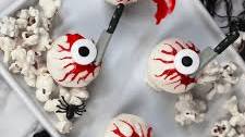 Bloodshot Eyeball Cake Pops