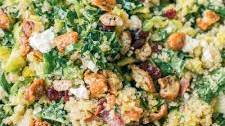 Brussels Sprout and Quinoa Power Salad with Citrus Vinaigrette