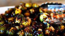Brussels Sprouts with Balsamic and Cranberries