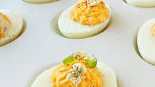 Buffalo Deviled Eggs