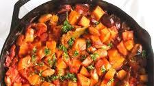 Butternut Squash and Sausage Casserole