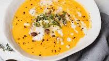 Butternut Squash Soup with Apple and Coconut Milk