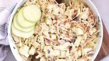 Cabbage and Apple Slaw with Honey Mustard Dressing