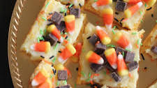 Candy Corn Cheesecake Bars