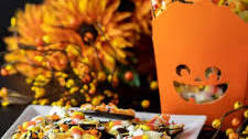 Candy Corn Chocolate Bark