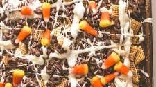 Candy Corn Crunch Bark